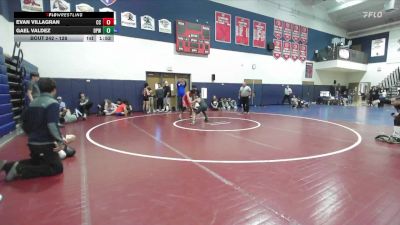 128 lbs Quarterfinal - Gael Valdez, Dog Pound WC vs Evan Villagran, Centennial Corona