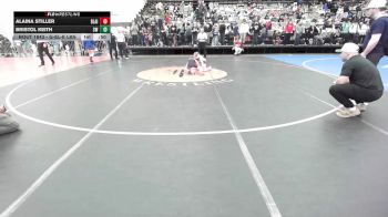 Consi Of 8 #2 - Alaina Stiller, Blairstown Junior Wrestling vs Bristol Keith, South Western