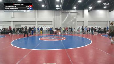 165 lbs Cons. Sub-rd Of 16 - Rollins Dixon, Radford Trained vs Debraun Norris, Tiger Tough