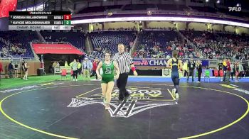 Girls-140 lbs Champ. Round 1 - Kylee Malloy, Olivet Hs Girls vs Colette Emery-Nickerson, Lake City Area Hs Girls