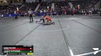 138 lbs Cons. Round 1 - Charlie Slothower, Abilene vs Zane Poulsen, Hugoton