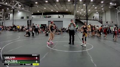 98 lbs Round 7 (8 Team) - Alysa Publik, Pocono Regional WC vs Lane Gowl, Cavalier WC