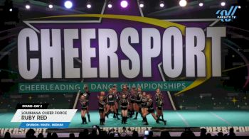 Louisiana Cheer Force - Ruby Red [2024 L2 Youth - Medium Day 2] 2024 CHEERSPORT National All Star Cheerleading Championship
