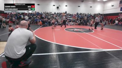 49-53 lbs Round 2 - Jace Mullenax, Frankfort Mat Club vs Caden Sines, Meyersdale