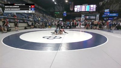 100 lbs Cons. Rd Of 64 - Seth Hollerman, Pennsylvania vs Dustin Woodruff, Ohio