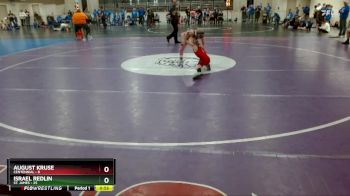 80 lbs Quarterfinals (8 Team) - August Kruse, Centennial vs Israel Redlin, St. James