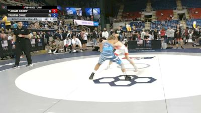 126 lbs Cons. Rd Of 32 - Adam Carey, Iowa vs Tristin Cruz, Pennsylvania
