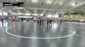 103 lbs Cons. Round 2 - Andre Rolan, Aloca Tornadoes vs Matthew Bravo Gomar, Stewarts Creek Wrestling Club