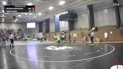 165 lbs Cons. Semi - Nathan Napolitano, Reinhardt University vs Reese Jones, Life University