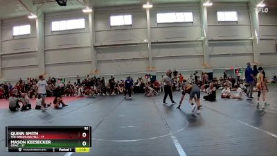 92 lbs Round 3 (8 Team) - Quinn Smith, The Wrestling Mill vs Mason Keesecker, CRWC