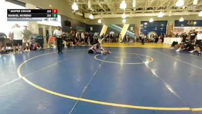 132 lbs Champ. Round 3 - Jasper Croom, SOT / DOZ vs Manuel Moreno, Camden County Outsiders