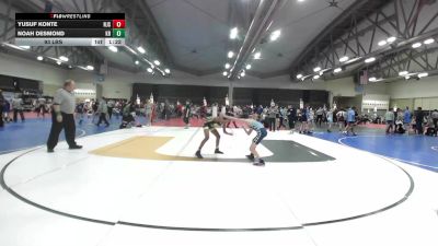 93 lbs Rr Rnd 4 - Yusuf Konte, Team Strength vs Noah Desmond, Kraken Revival