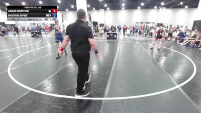 157 lbs Adam Whittier, Wisconsin vs Raydon Bipes, Minnesota Red