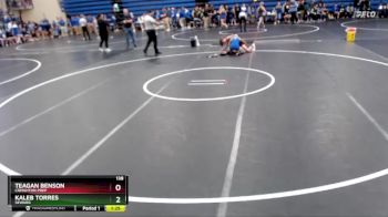 138 lbs Round 1 - Teagan Benson, Creighton Prep vs Kaleb Torres, Seward