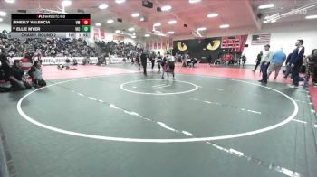 115 lbs Champ. Round 2 - Ellie Myer, Victor Valley vs Jenelly Valencia, Vista Murrieta