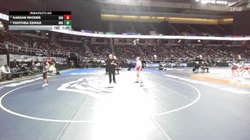 126 lbs Cons. Round 1 - Pavithra Eswar, Wheatley-8 vs Kaegan Rhodes, Corning-4