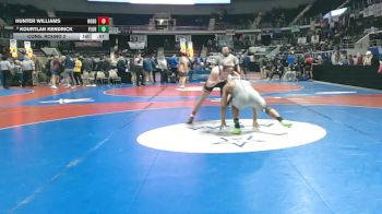 7A 190 lbs Cons. Round 2 - Hunter Williams, Robertsdale vs Kourtlan Kendrick, Florence