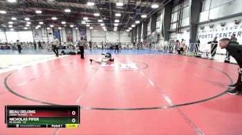 100 lbs Rd# 8- 12:30pm Saturday Final Pool - Beau Delong, Crass Trained vs Nicholas Pifer, PA Silver