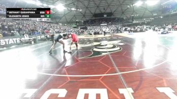 Girls 1B/2B/1A 170 Champ. Round 2 - Bethany Queahpama, White Swan (Girls) vs Elizabeth Jenks, Royal (Girls)