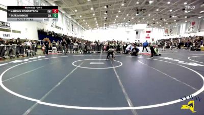 63 lbs Champ. Round 1 - Karsyn Robertson, Gowanda Wrestling Club vs Tate Minnoe, Club Not Listed