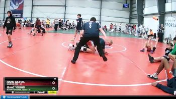 130 lbs Rd# 10- 4:00pm Saturday Final Pool - Isaac Young, NCWAY National Team vs Hans Gilfoil, Nauman Red