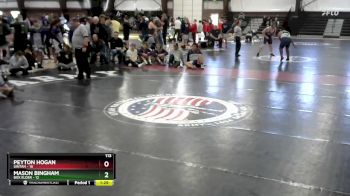 113 lbs Round 6 (8 Team) - Peyton Hogan, Uintah vs Mason Bingham, Box Elder