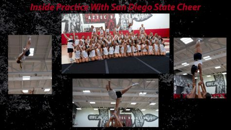 A Look Inside College Cheer Practice With San Diego State