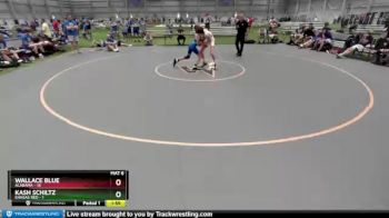 100 lbs Round 1 (8 Team) - Wallace Blue, Alabama vs Kash Schiltz, Kansas Red