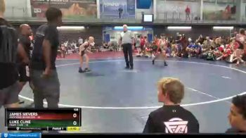 108 lbs Round 7 (8 Team) - James Sievers, Backyard Brawlers vs Luke Cline, Fight Club