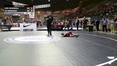 Quarters - Axel Valenzuela, Imperial Valley Panthers Wrestling vs Jay Hernandez, Madera Wrestling Club