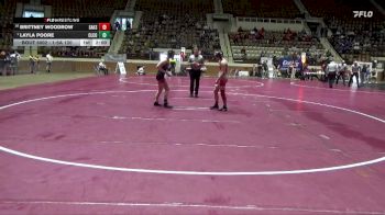 1-5A 120 Champ. Round 1 - Layla Poore, Cleburne County vs Brittney Woodrow, Saks Sr