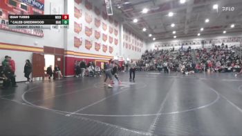 165 lbs Champ. Round 1 - Isiah Tubbs, Mechanicsburg vs Caleb Greenwood, Beachwood