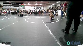 76 lbs Rr Rnd 3 - Camden Cross, Verdigris Youth Wrestling vs Grayson Varnell, Team Tulsa Wrestling Club