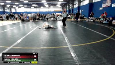 54 lbs Round 1 - Noah Lombardo, Legacy Wrestling Academy vs Dalyn Morgan, Legacy Wrestling Academy