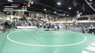 56 lbs 1st Place Match - Robert Hernandez, Jr Panther Wrestling vs Easton Hall, Team Temecula Wrestling Club