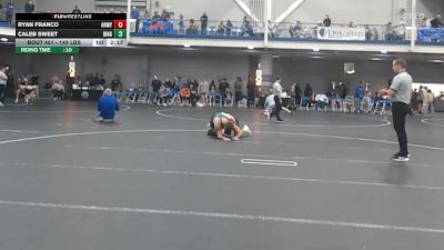 149 lbs Consi Of 16 #1 - Ryan Franco, Army-West Point vs Caleb Sweet, Binghamton University