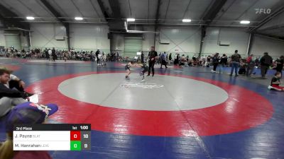 75 lbs 3rd Place - Jackson Payne, Slate Wrestling Academy vs Matthew Hanrahan, Level Up Wrestling Center - (B)