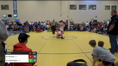 100 lbs Rr Rnd 1 - Matthew Rowles, 4M K-8 vs Warren Woleslagle, Phoenix K-8