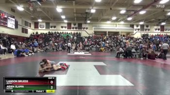 120 lbs Quarterfinal - Aiden Slama, Milton vs Landon Bruess, NH/TV