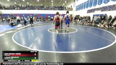 144 lbs Champ. Round 2 - Logan Bradley, Coeur D Alene vs Sam Drake-Weiss, Moscow