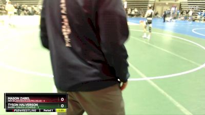 105 lbs Placement (4 Team) - Mason Zabel, PEM (Plainview/Elgin/Millville) vs Tyson Halverson, Dassel-Cokato-Litchfield