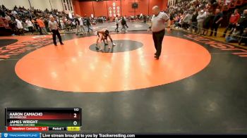 132 lbs Cons. Round 5 - James Wright, Algonquin (JACOBS) vs Aaron Camacho, BOLINGBROOK