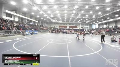 152 lbs Round 1 (3 Team) - Braiden Hight, Central Valley Academy vs Michael Variano, Sleepy Hollow