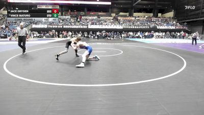 120 lbs Cons. Round 1 - Jace Dryden, Andover HS vs Vince Maturo, Overland Park-Blue Valley Southwest HS