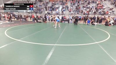 68 kg Quarters - Daniella Nugent, Cowgirls Wrestling Club vs May Cuyler, Vision Wrestling