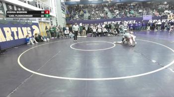 126 lbs Quarterfinal - Cael Floerchinger, Great Falls High/MSDB, MT vs Joshua Sherwin, University High
