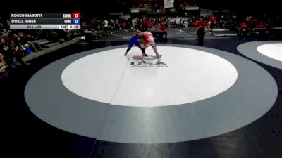 215 lbs Rocco Biasotti, SCVWA - Santa Clara Valley Wrestling Association vs O'dell Jones, CVWA - Central Valley Wrestling Association