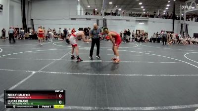 138 lbs Round 2 (8 Team) - Nicky Palitto, Sakura Worldwide vs Lucas Drake, Mat Assassins White