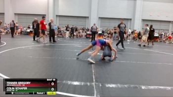 78 lbs Round 4 (10 Team) - Colin Schafer, Level Up vs Tenner Gregory, Oklahoma Elite