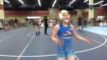 80 lbs Rr Rnd 4 - Calliope Willman, Illinois vs Addison Hunt, Texas Takedown Academy